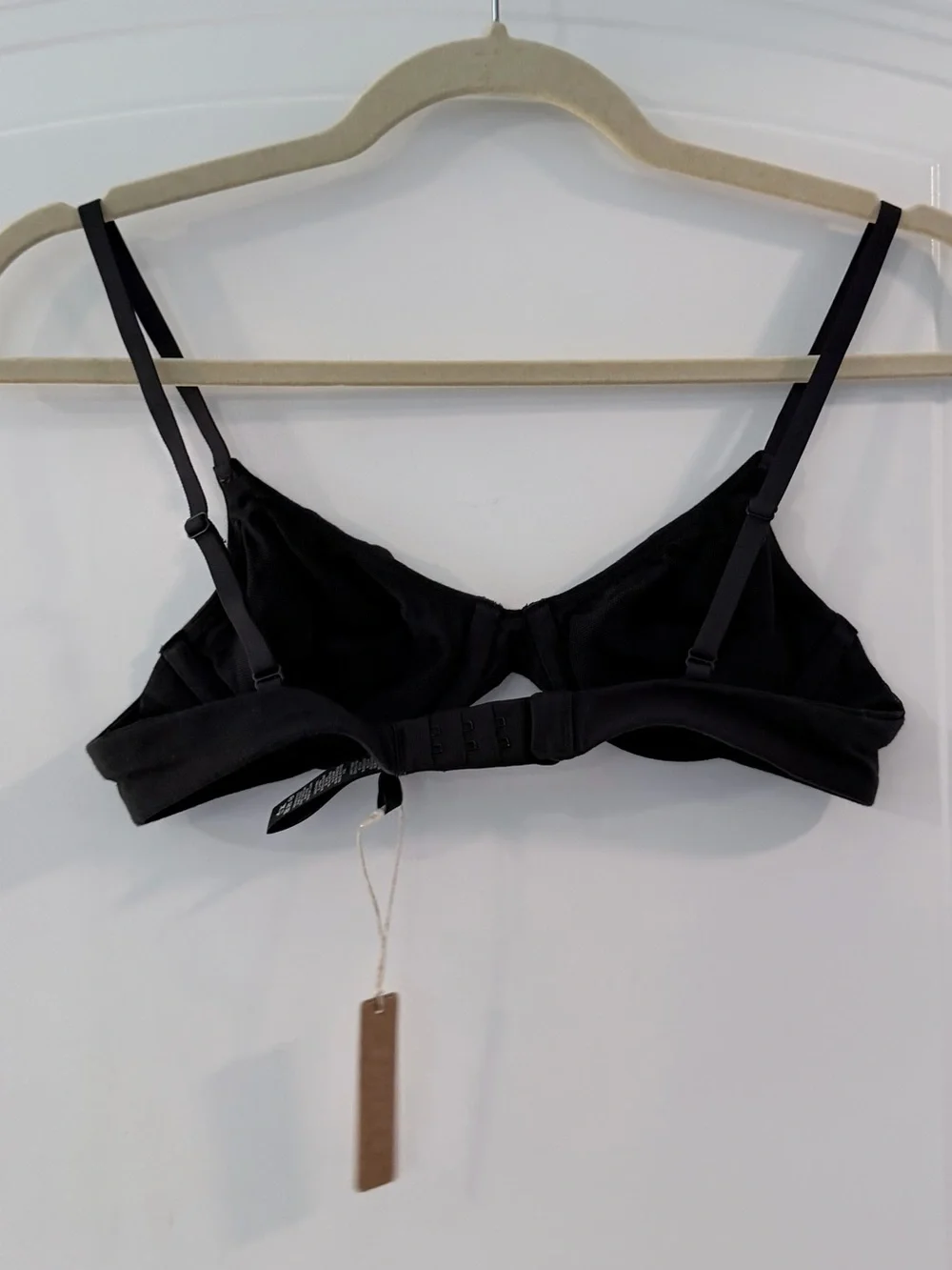 SKIMS Fits Everybody Unlined Demi Bra - NWT - Onyx - 34A - Picture 6 of 6